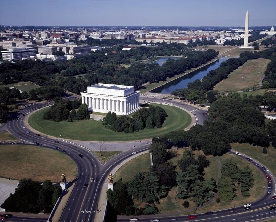 Мемориала Линкольна. Lincoln Memorial in Washington, DC 3