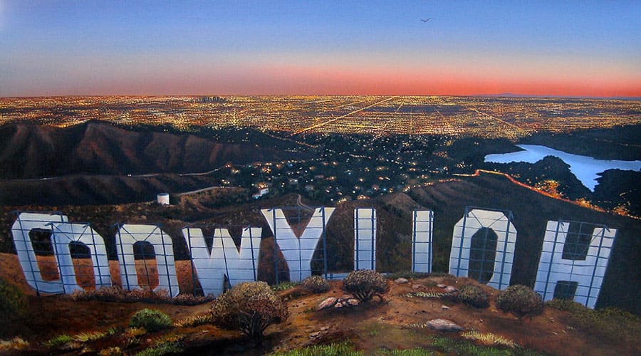 Знак Голливуда - одна из самых узнаваемых достопримечательностей Лос-Анджелеса.