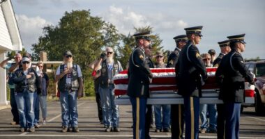 США, армия, похороны