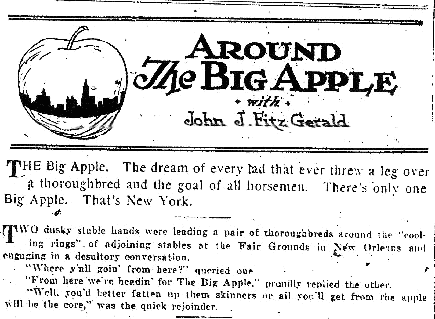 Нью-Йорк называют «Большим яблоком» и "Гнилым яблоком" 2