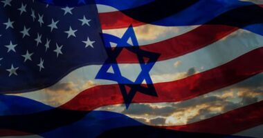 Флаг сша и израиля