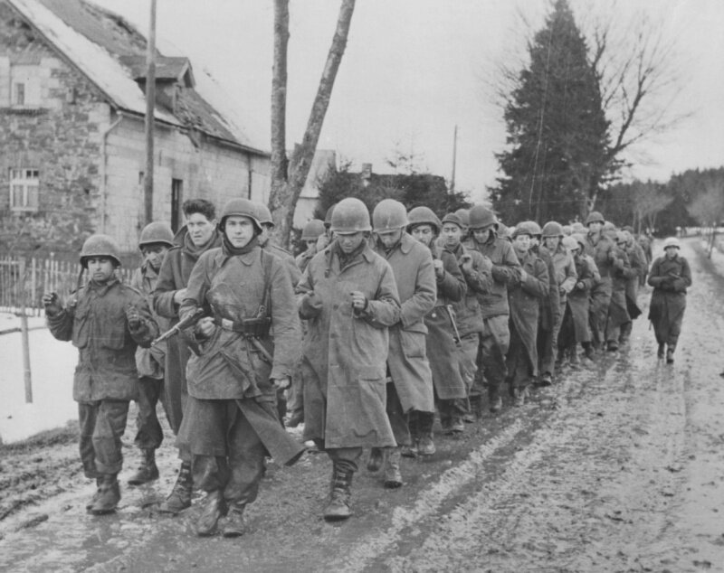 Пленные американцы 1944 год, Германия